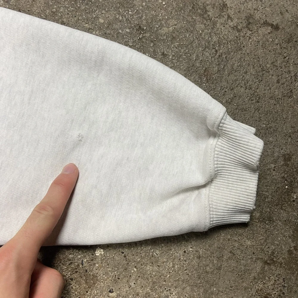 Vintage 90s Patagonia 1/4 Zip Fleece Size XL White Mock Neck Pullover Hiking